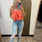 Wrap Her Up Bow Top (Coral)