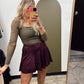 Kori Sheer Sleeve Top (Olive)