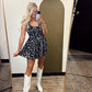 Lana Floral Romper (Black)
