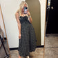 Jess Floral Maxi Dress (Black)