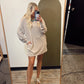 Open Gym Sweat Dress (Taupe)