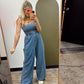 Free To Be Jumpsuit (Denim)