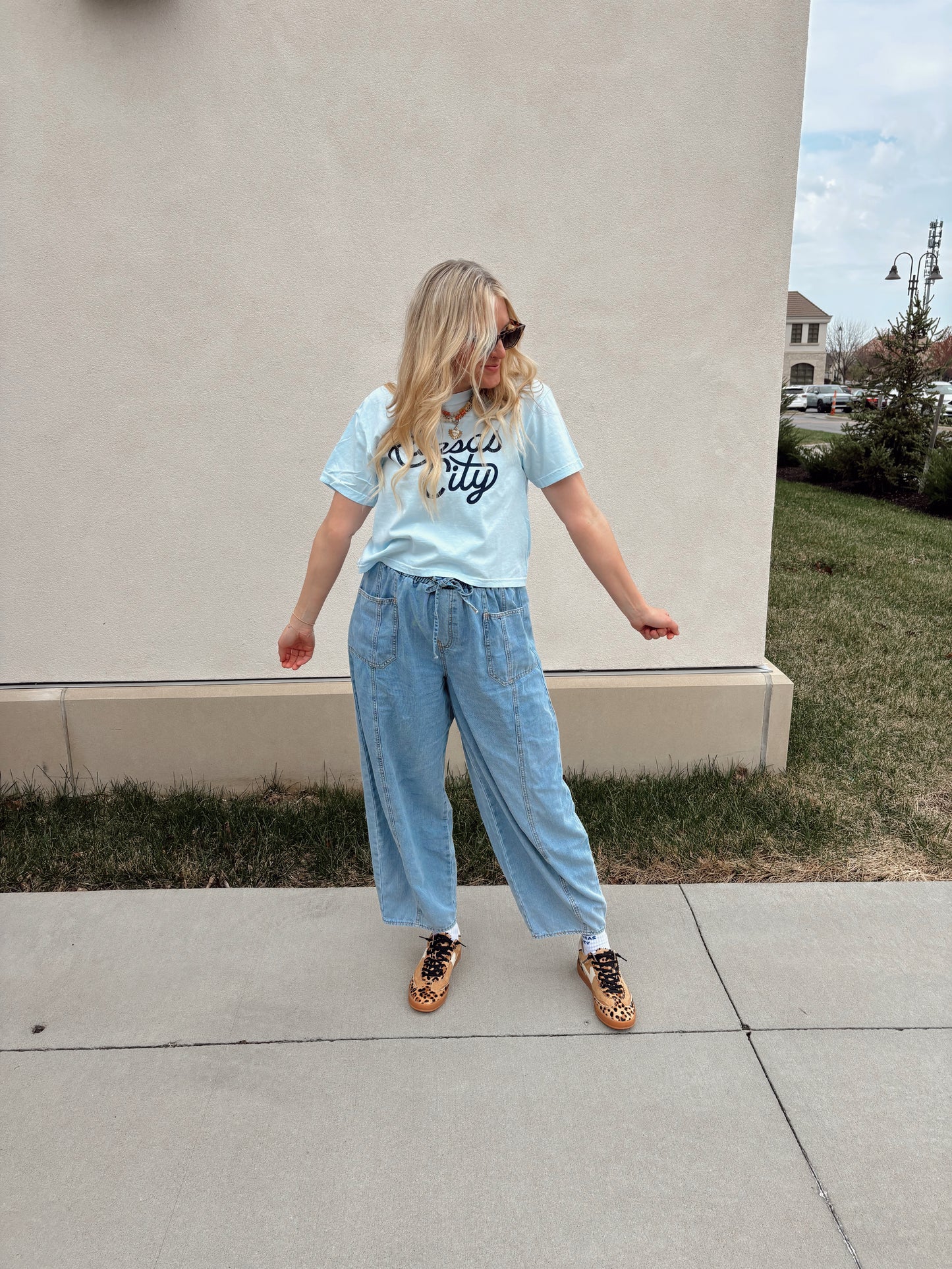 Kansas City Crop Script Tee