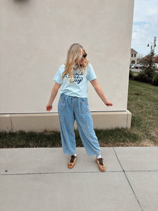Kansas City Crop Script Tee