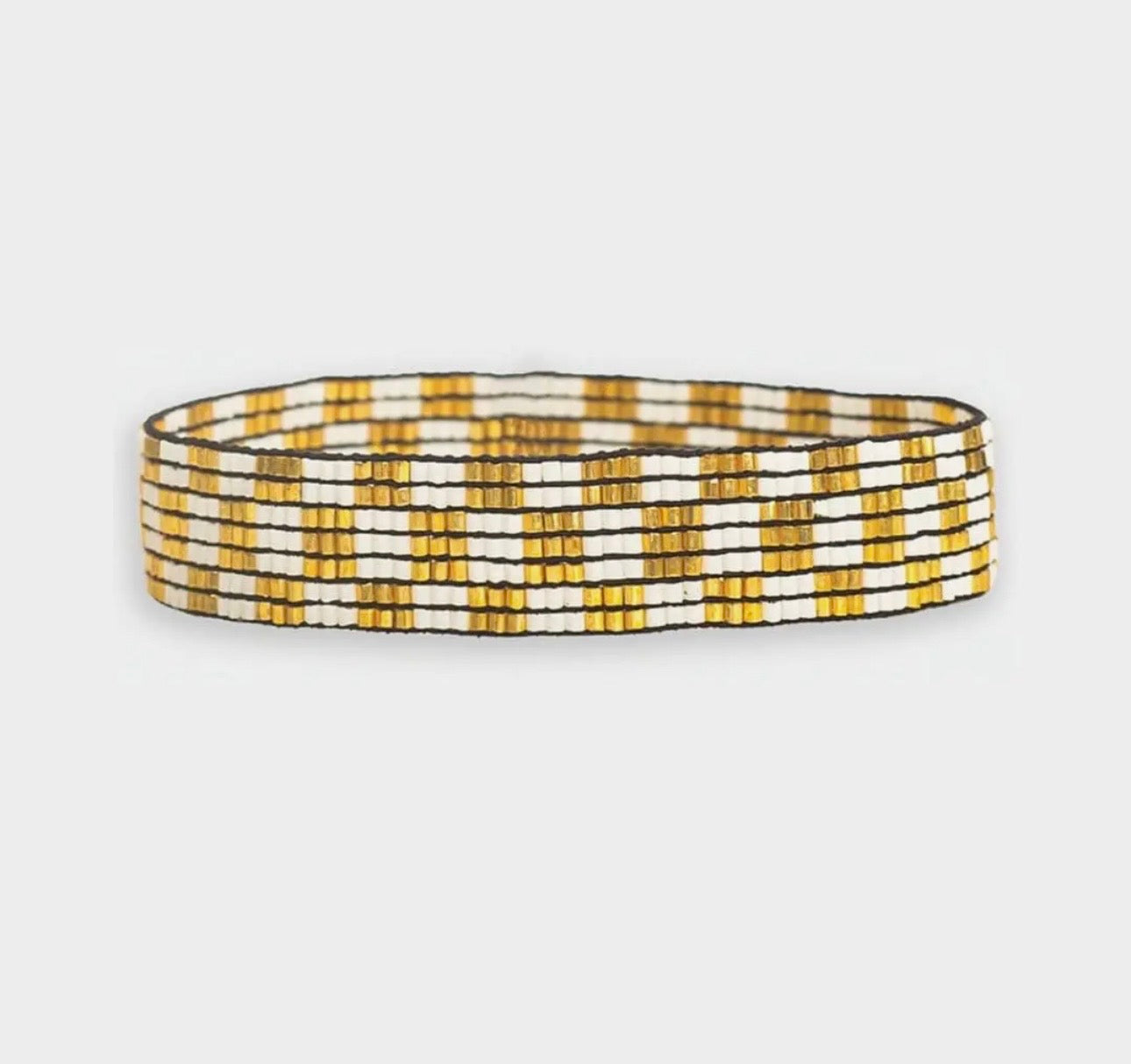 Alex Checked Beaded Bracelet