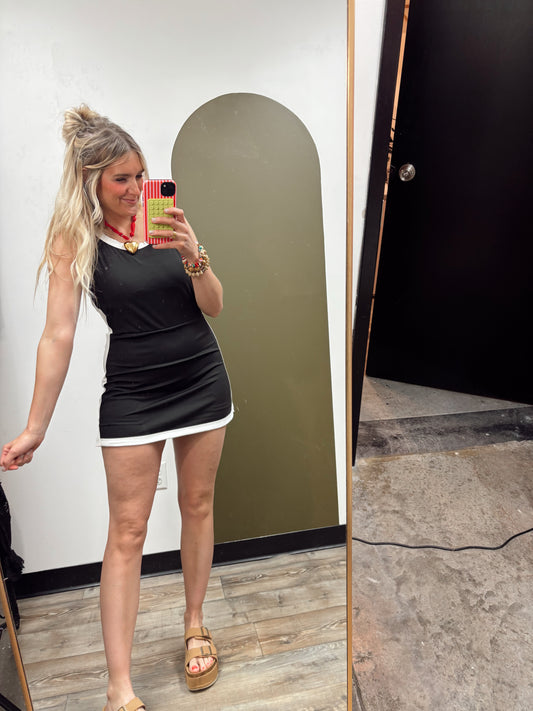 Marisol Athletic Dress (Black)