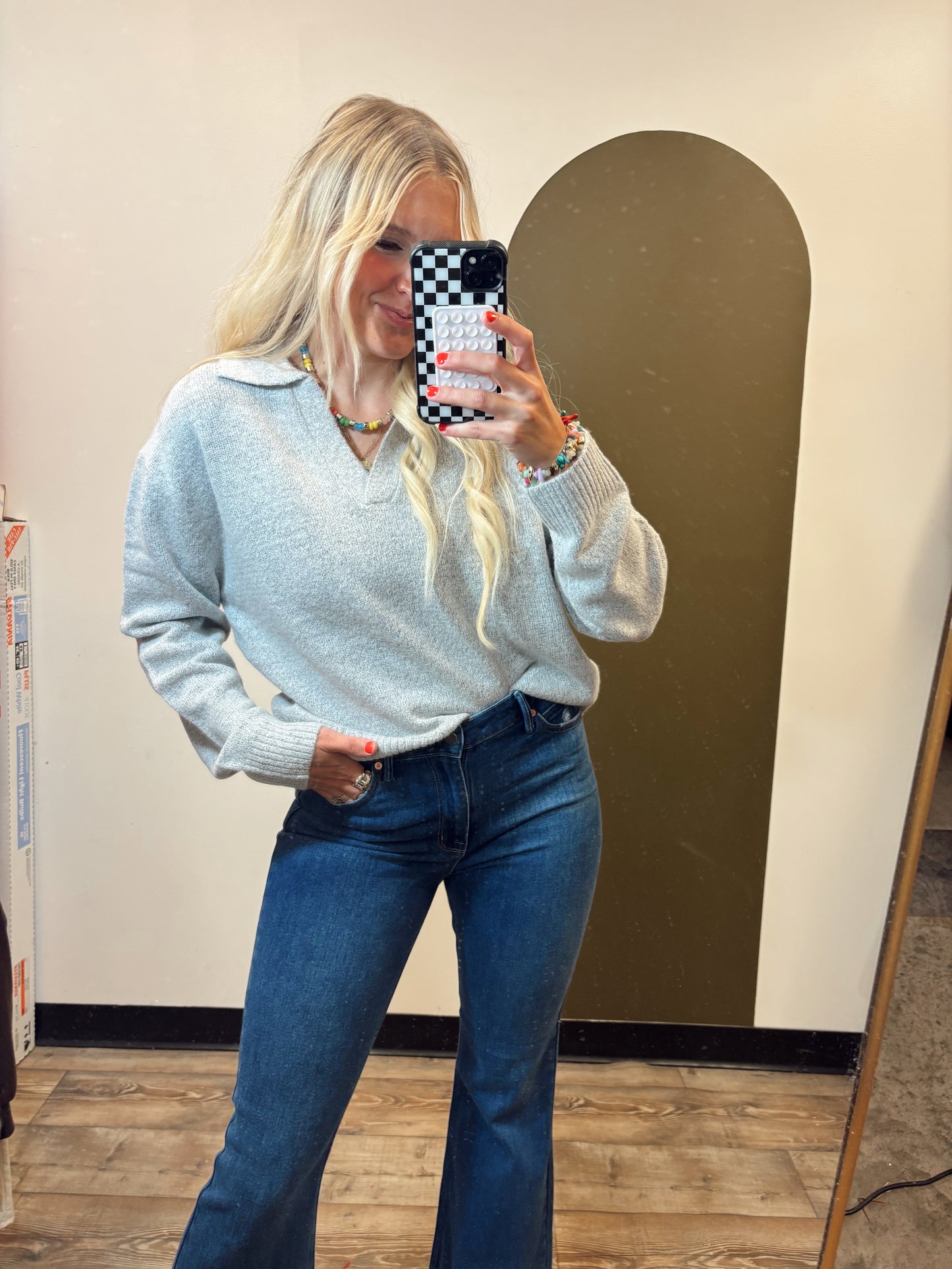 Joanie Sweater (Grey)