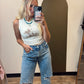Giddy Up Tank (Cream)