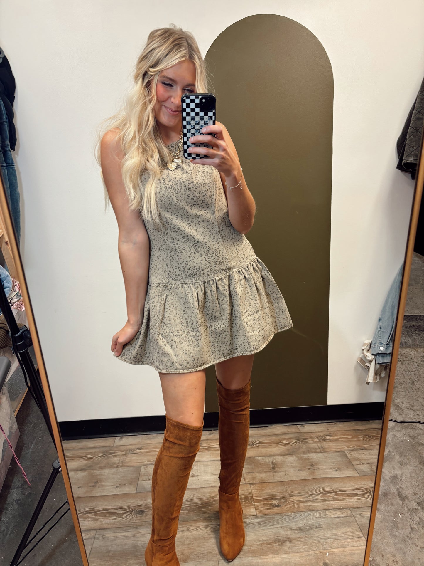 Leo Peplum Dress