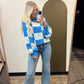 Square Up Sweater (Blue)