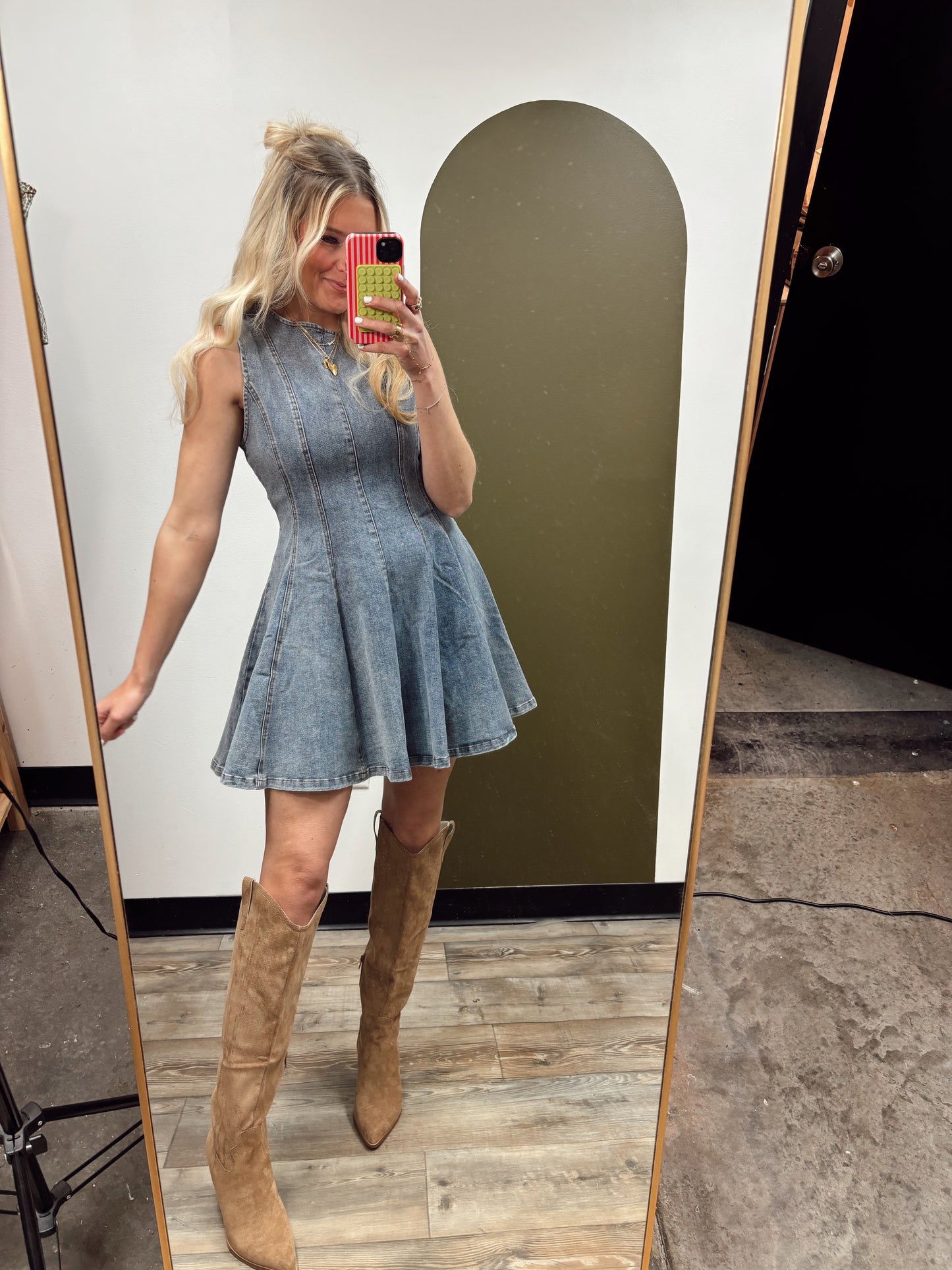 Brandi Denim Dress