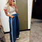 Navy Stripe Pant