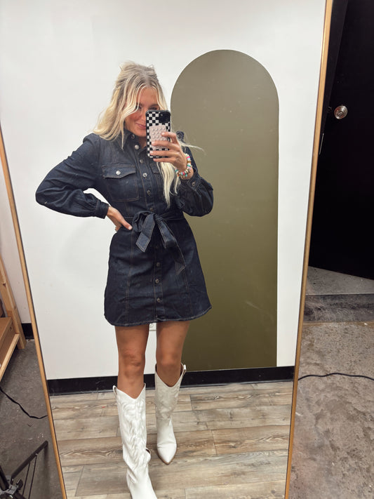 Jordyn Denim L/S Dress