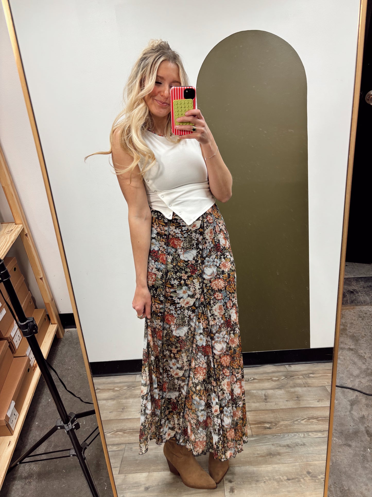 Gabriella Sheer Maxi Skirt
