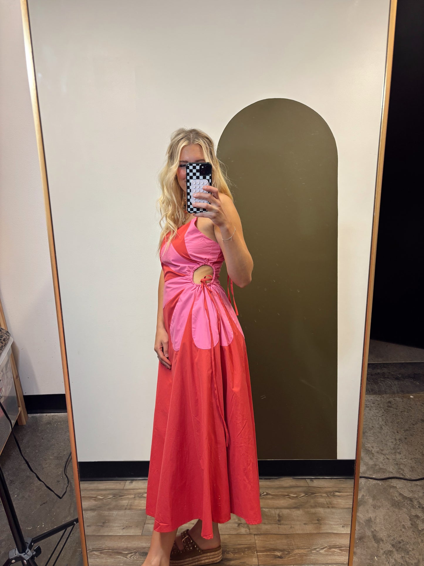 Daisy Cut Out Maxi Dress