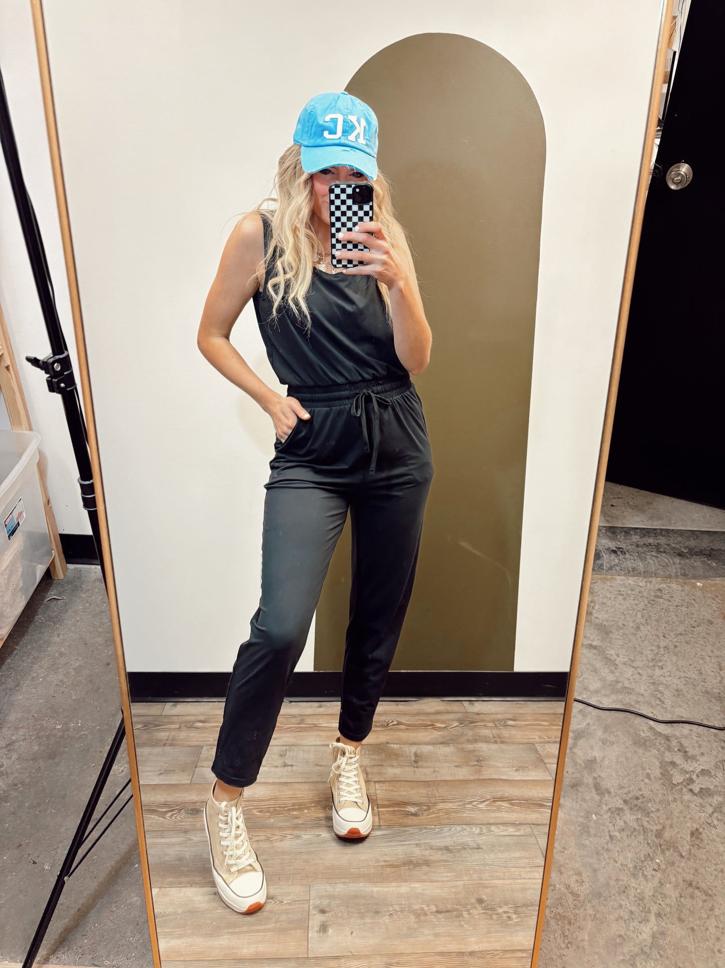 Take Stride Jumpsuit (Black)