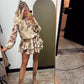 Olympia Floral Tiered Mini Dress