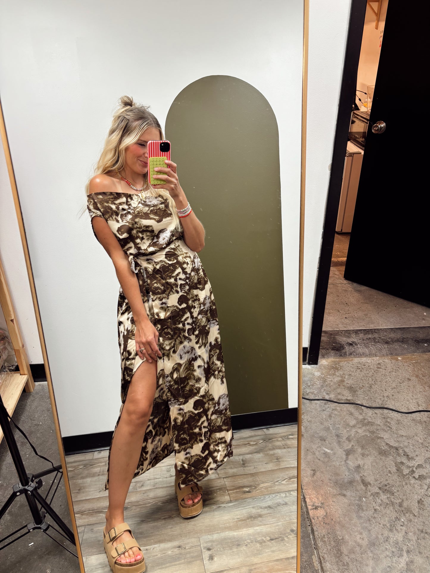 Melany Wrap Maxi Dress