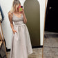 Tatum Stripe Maxi Dress (Brown)