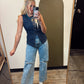 Elliana Denim Vest Top (Denim)
