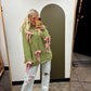 Bows All Over Chunky Sweater (Lemongrass)