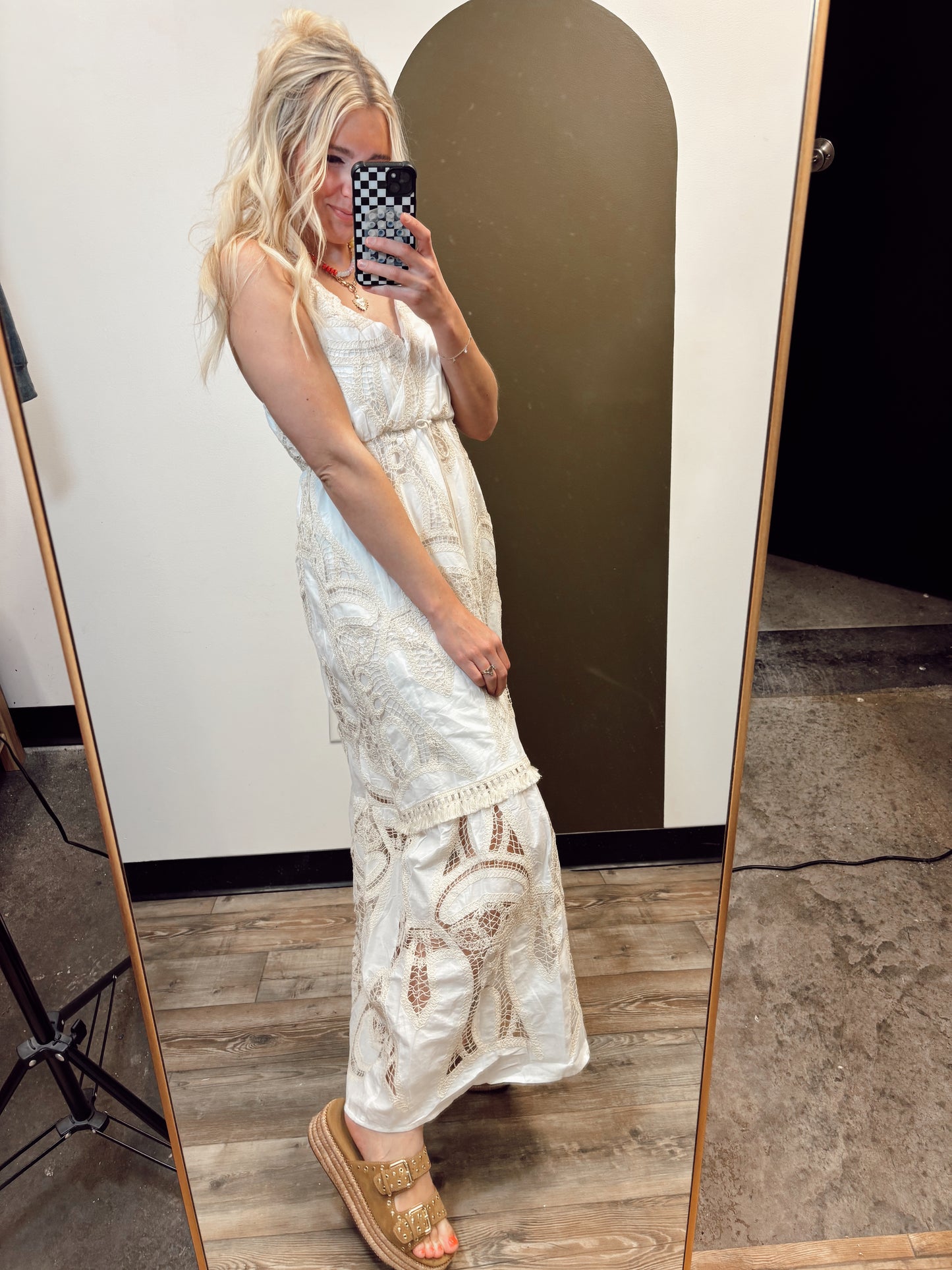 White Sand Beach Maxi Dress