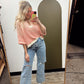 Jordyn Stripe Sweater (Coral)
