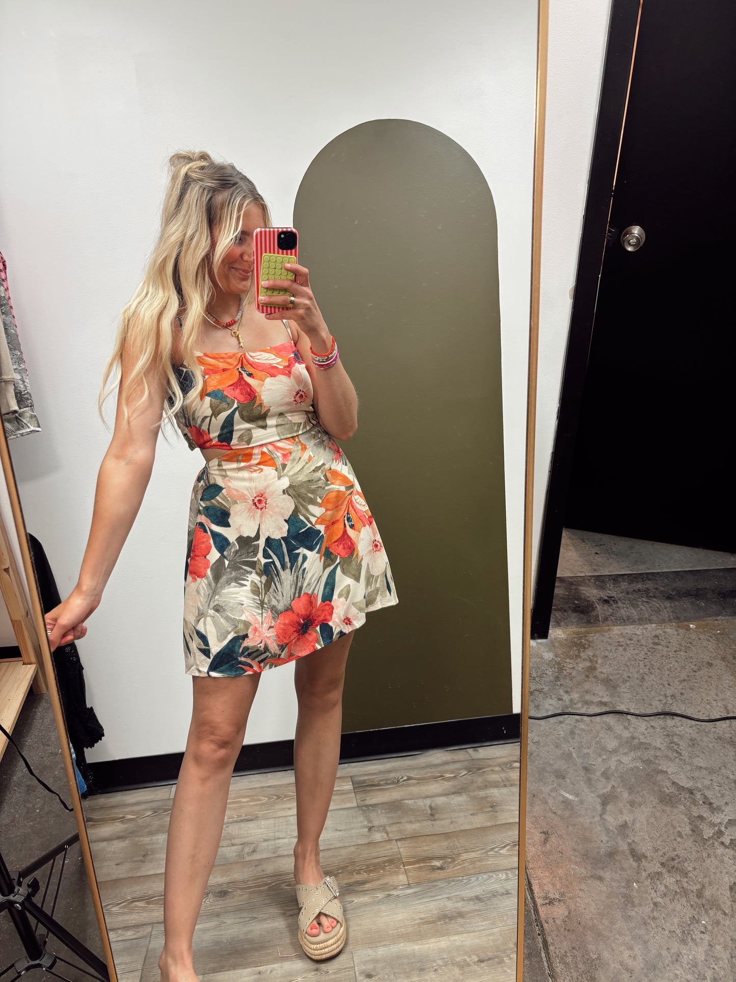 Botanic Tie Back Dress