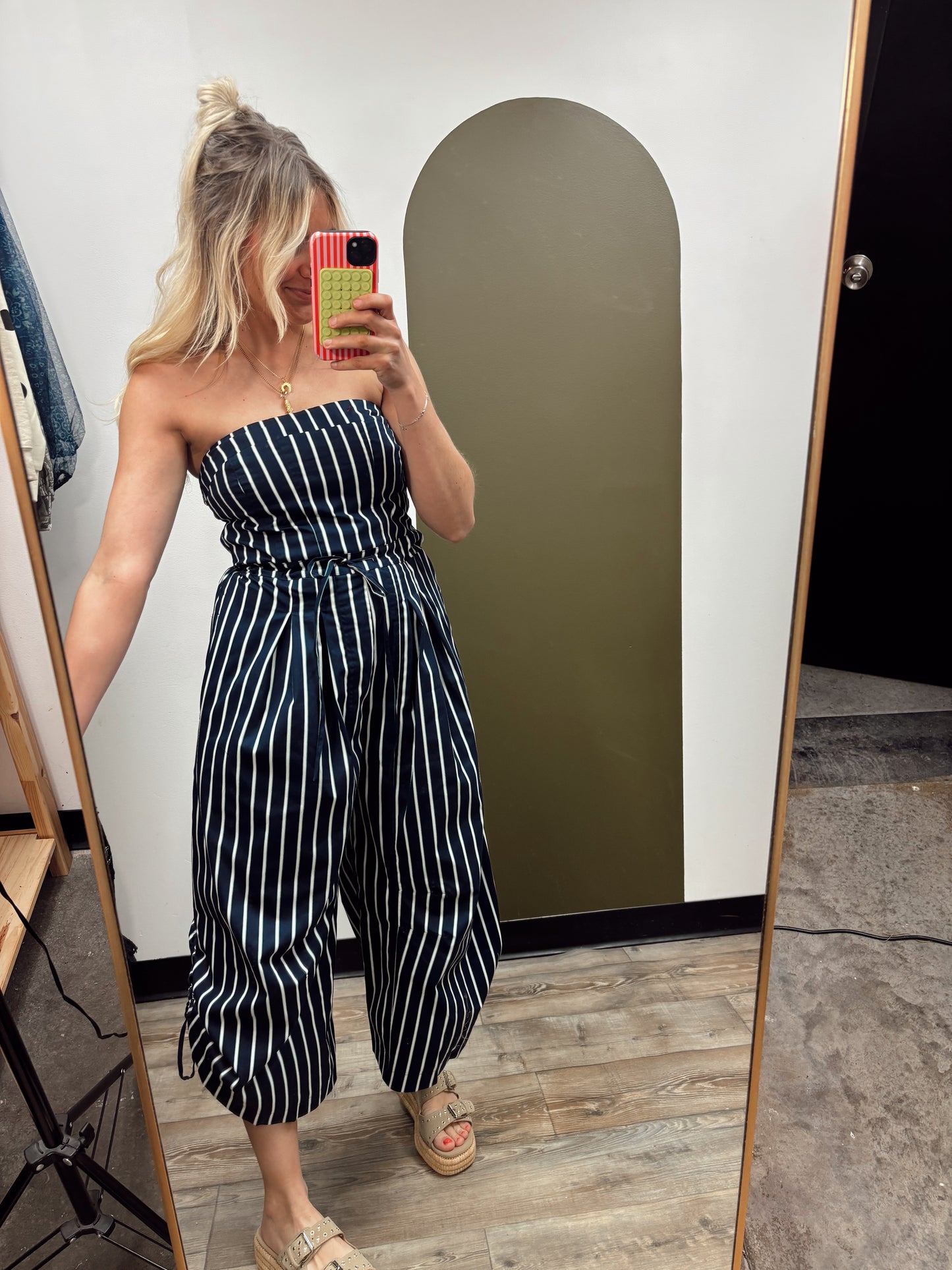 Lina Stripe Jumpsuit