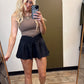 Go The Mile Skort (Black)