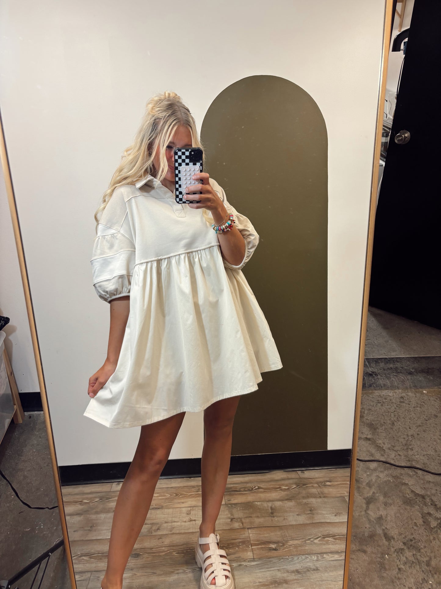 Colton Cotton Mini Dress