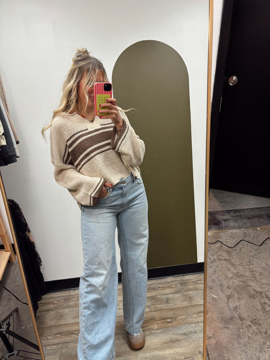 Mainland Slouch Sweater (Brown)