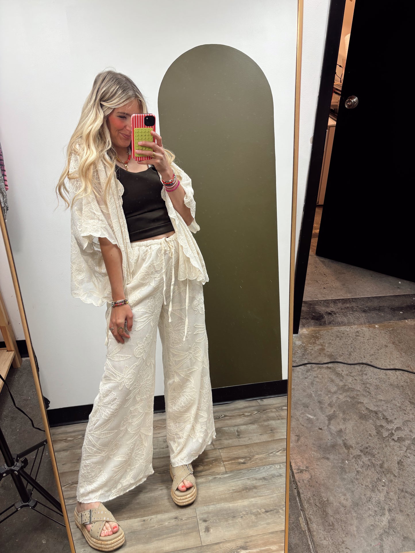 Boca Crochet Pant (Cream)