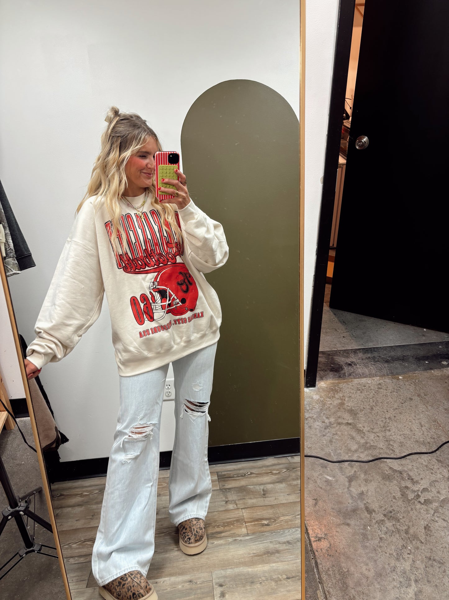 90's Kansas City Sweatshirt (Cream)