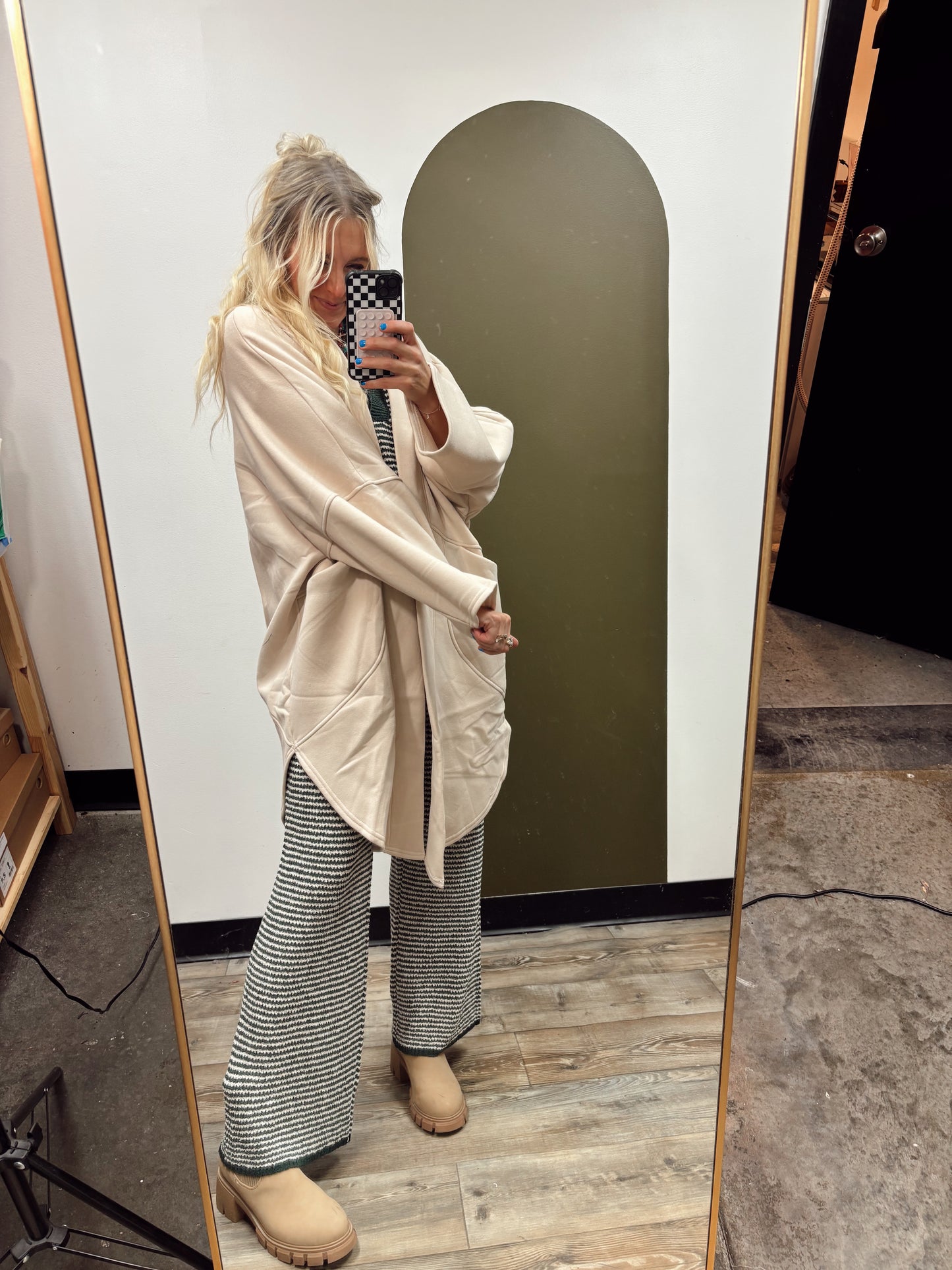 Aisha Long Cardigan (Cream)