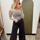 Polka Dot Sheer Top