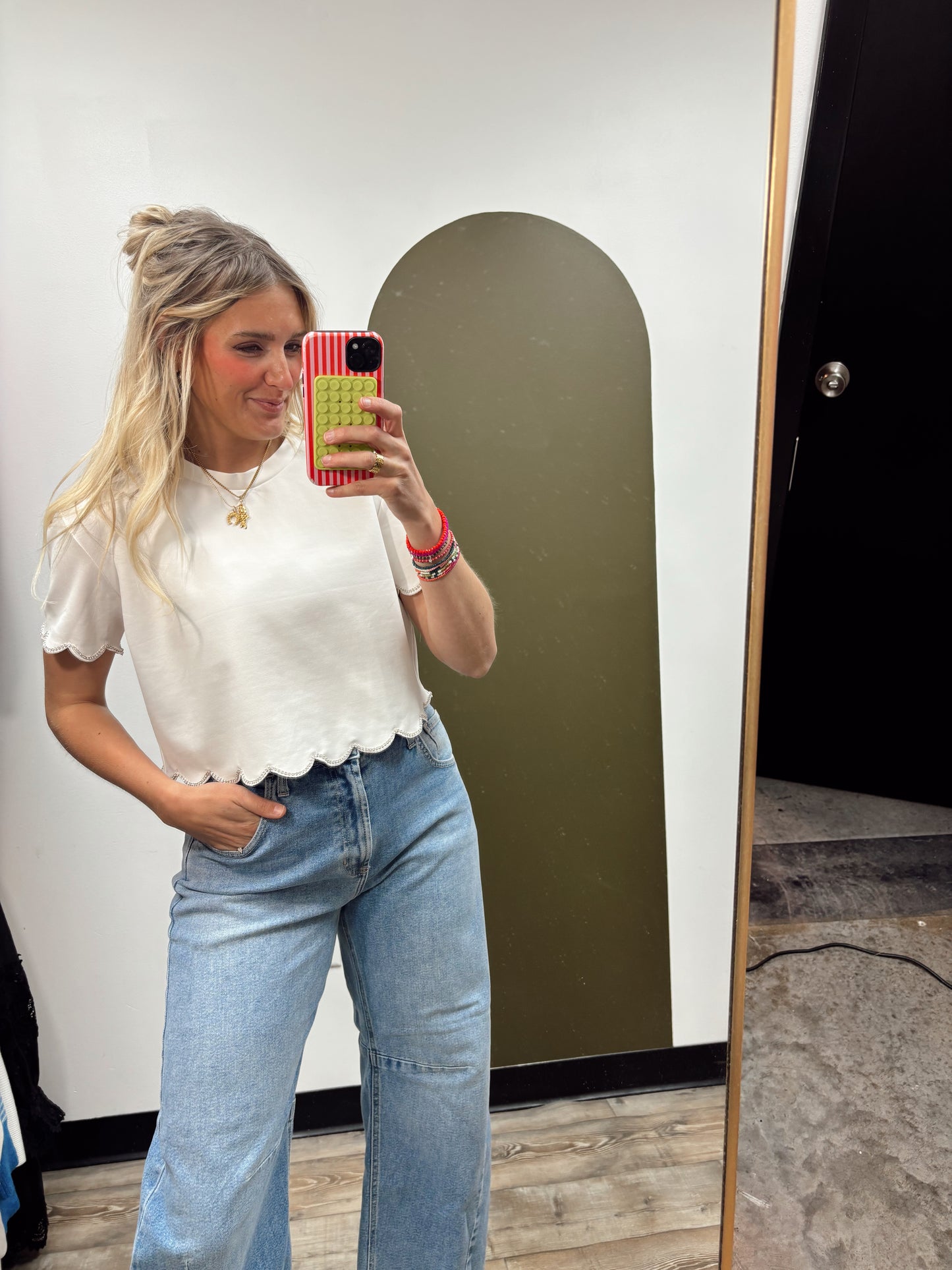 Rhinestone Tulip Tee