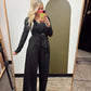 Black Tie Optional Jumpsuit (Black)