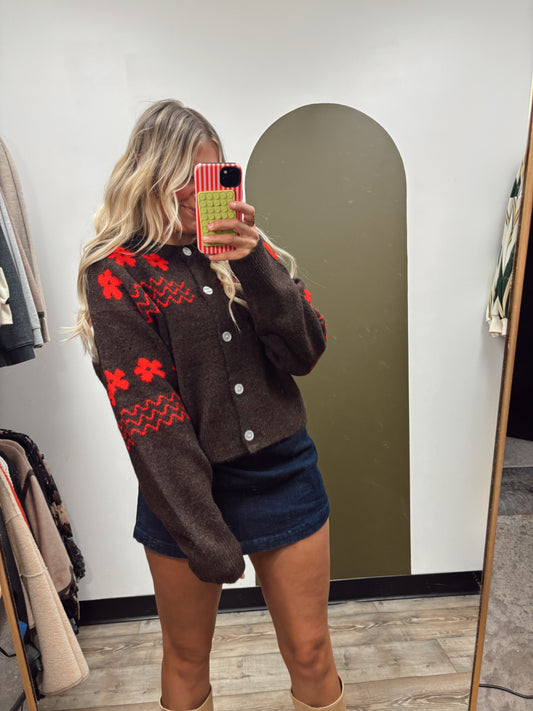 Primrose Contrast Cardigan