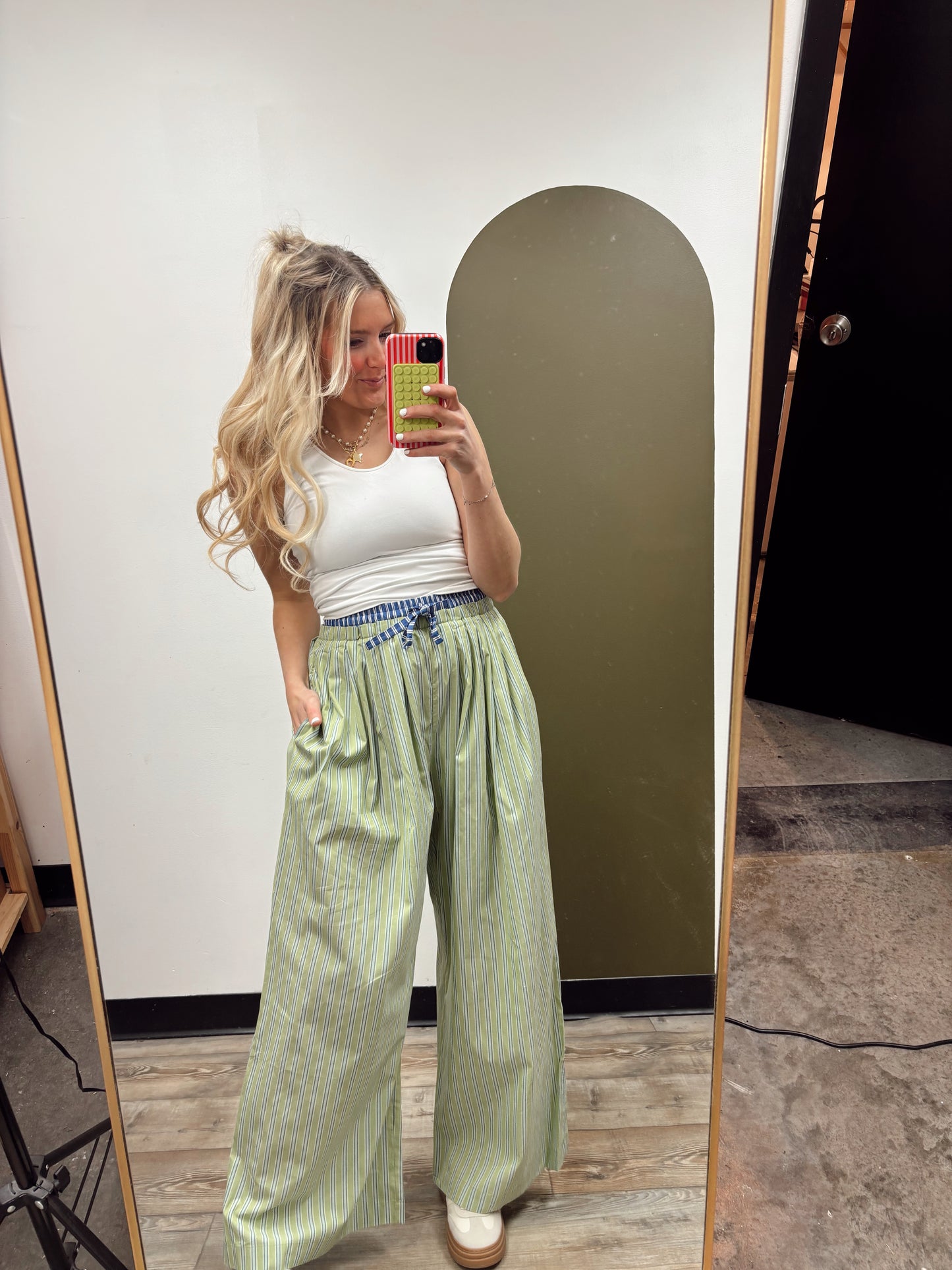 Elena Boxer Pant (Green)