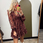 Makenzie Mini Dress (Brick)
