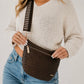 Westlyn Woven Bum Bag (Chocolate)