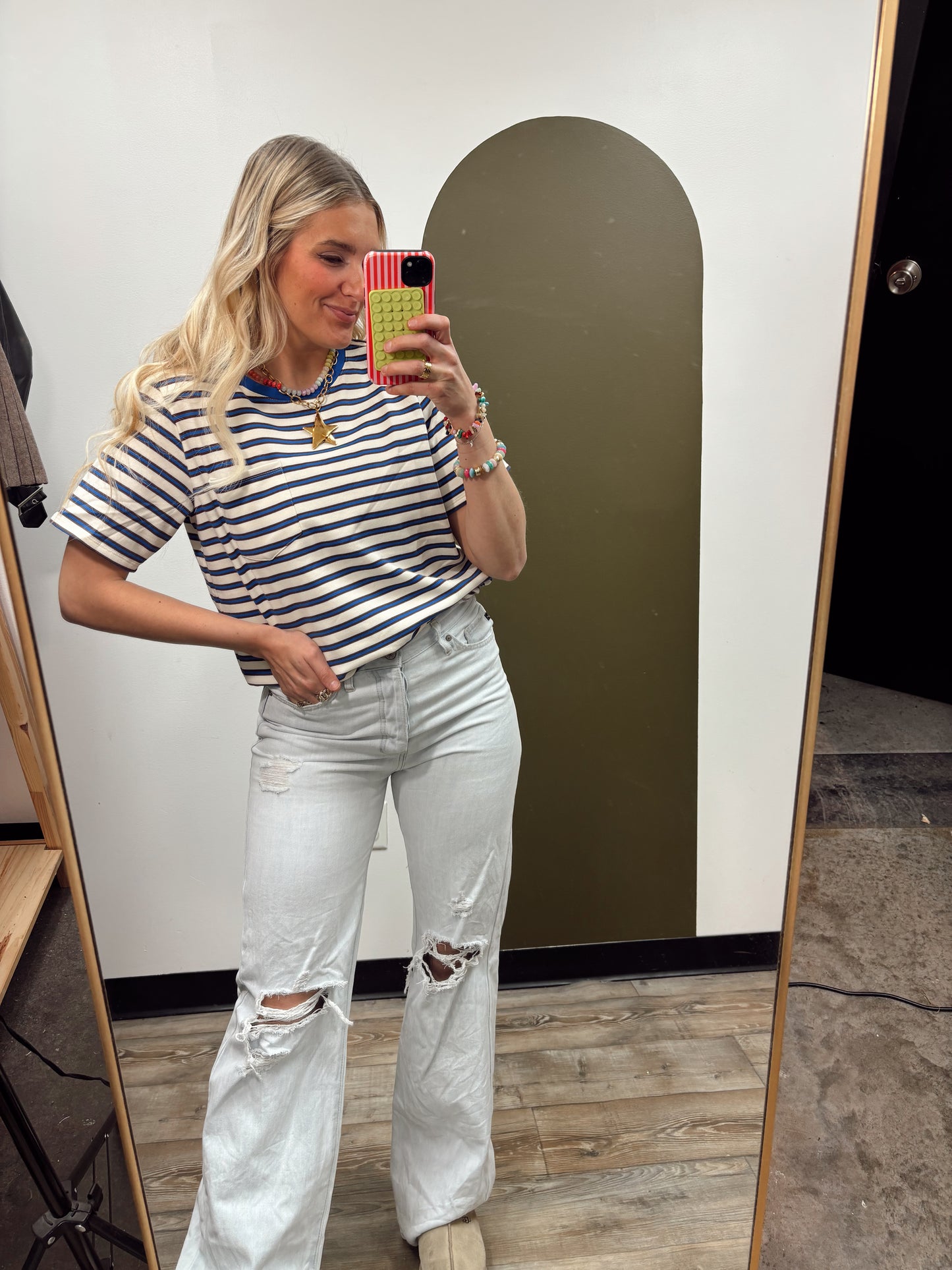 Clam Bake Stripe Top