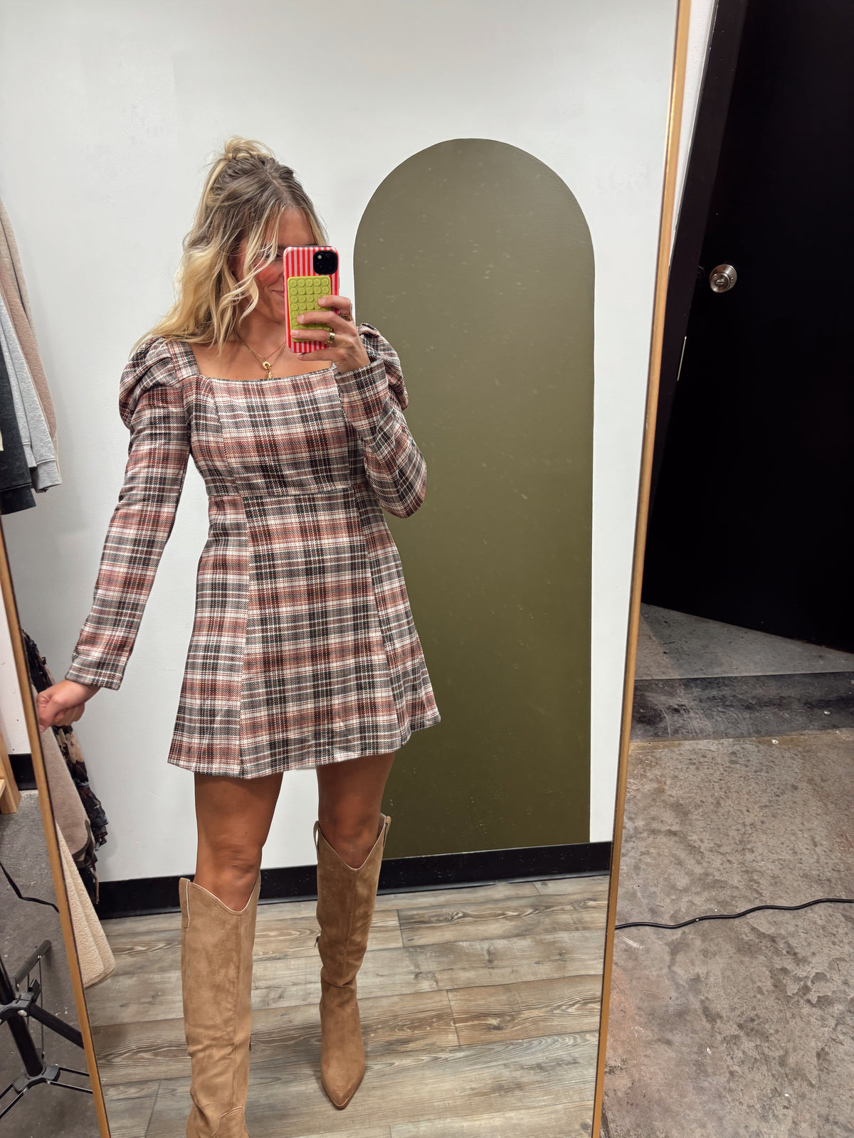 Chandler Plaid Dress