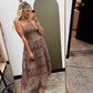 Vineyard Eyelet Dress (Nutmeg)