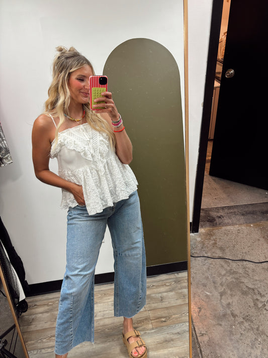 Mazie Ruffle Cami Top