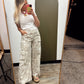 Nature Camo Wide Leg Pant