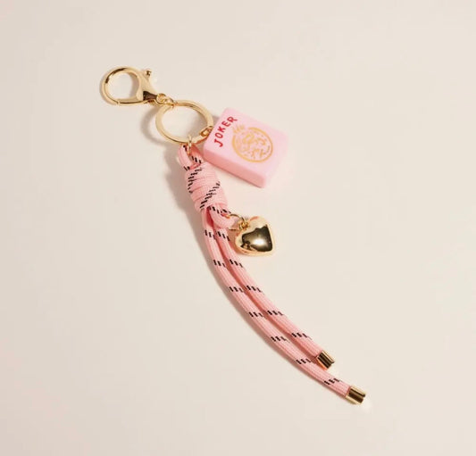Mahjong Heart Keychain