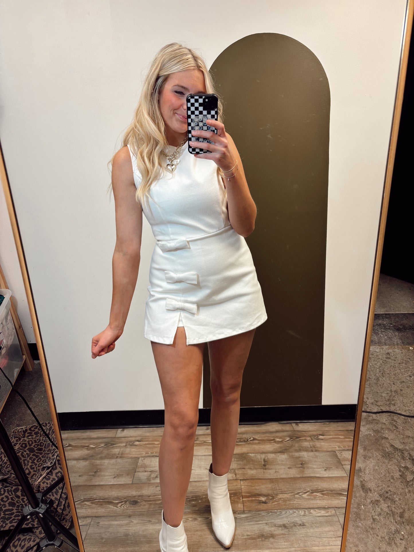 Stassi Detail Romper (White)