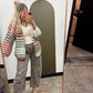 Colorful Stripes Cardigan Sweater